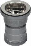 ST. STEEL/PLASTIC DRAIN ASSEMBLY