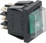 GREEN BIPOLAR SWITCH 16A 250V