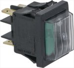 GREEN UNIPOLAR SWITCH 250V 16A