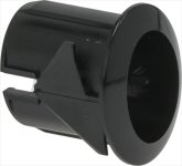 BLACK ELLIPTICAL PUSH-BUTTON BODY