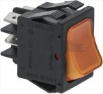 ORANGE BIPOLAR PUSH-BUTTON 24V