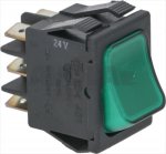 GREEN CHANGE OVER SWITCH 16A 24V
