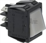 WHITE BIPOLAR SWITCH 16A 250V