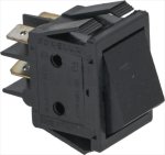 BLACK BIPOLAR SWITCH 16A 250V