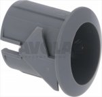 BUTTON SUPPORT ELLIPT. 17x13 mm GRAY