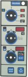GREY ELECTRONIC PLATE WITH BLUE INDEX