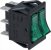 green double switch 16a 250v