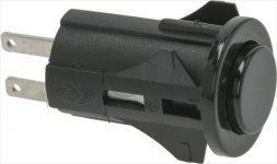 SINGLE-POLE WHITE PUSH-BUTTON 3A 250V