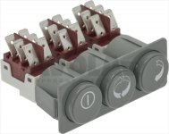 DOMINO BUTTON 3 POSITIONS