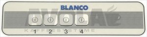 4 PUSH-BUTTONSSELF-STICKING PLATE 177x
