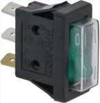 GREEN THREE-POLE SWITCH 16A 250V