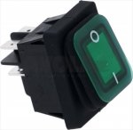 GREEN BIPOLAR SWITCH 16A 250V