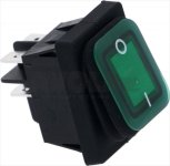GREEN BIPOLAR SWITCH 16A 250V