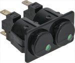 DOUBLE SINGLE POLE SWITCH 16A 250V