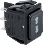 SINGLE-POLE BLACK PUSH-BUTTON 16A 250V