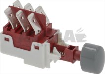 GREY THREE-POLES SWITCH 16A 250V