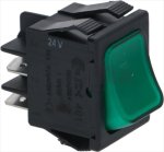GREEN BIPOLAR SWITCH 16A 24V