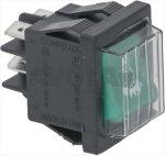 GREEN BIPOLAR SWITCH 16A 250V