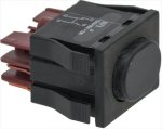 BLACK BIPOLAR SWITCH 12A 250V