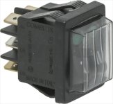 GREEN DOUBLE SWITCH