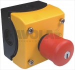 RED STOP PUSH-BUTTON