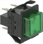 GREEN BIPOLAR SWITCH WITH LIGHT