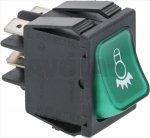 GREEN BIPOLAR SWITCH 16A 250V