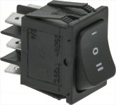 BLACK SWITCH 22x30 mm
