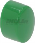 OVAL GREEN PUSH-BUTTON
