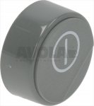 TASTE RUND GRAU ø 23 mm ON/OFF