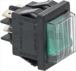 GREEN BIPOLAR SWITCH 16A 250V