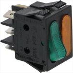 GREEN MONOPOLAR CHANGE OVER SW.16A 250V