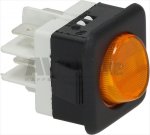 YELLOW BIPOLAR SWITCH 16A 250V