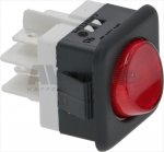 RED BIPOLAR SWITCH 16A 250V