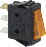 ORANGE SINGLE POLE SWITCH 16A 250V