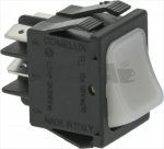WHITE BIPOLAR SWITCH 16A 250V