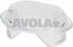 LAMP HOLDER GLASS FOR OVEN 88x55x36 mm