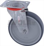 PLATE SWIVELLING WHEEL