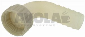 DRAIN ELBOW WITH LOCKING NUT