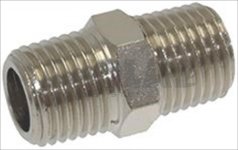 NICHEL-PLATED FITTING ø 1/8 A-1/8