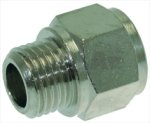 NICHEL-PLATED FITTING ø 1/4