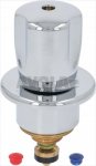 HEAD VALVE WITH RED/BLUE HANDLE