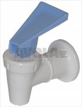WHITE TAP WITH BLUE LEVER