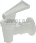 WHITE TAP WITH WHITE LEVER