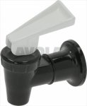 BLACK TAP WITH WHITE LEVER
