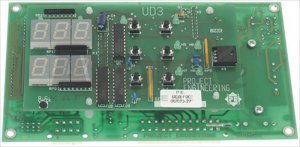 DISPLAY AND ELECTRONIC CIRCUIT BOARD61F9