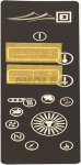 BLACK ELECTRONIC PLATE