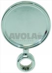 ROUND CHROMEPLATED BADGE HOLDER