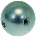 3-HOLES SPHERE THREAD M5 CHROMEPLATED