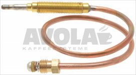 THERMOCOUPLE SIT M8x1 32 cm.THREAD M8x1